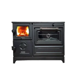 Cast Iron Stove with Oven, Durable Baking Oven Stove, Stove by Burning Wood